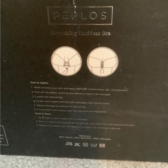 Drawstring Backless Bra - Picture 3 of 3